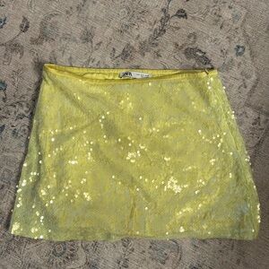 ZARA SEQUIN SKIRT